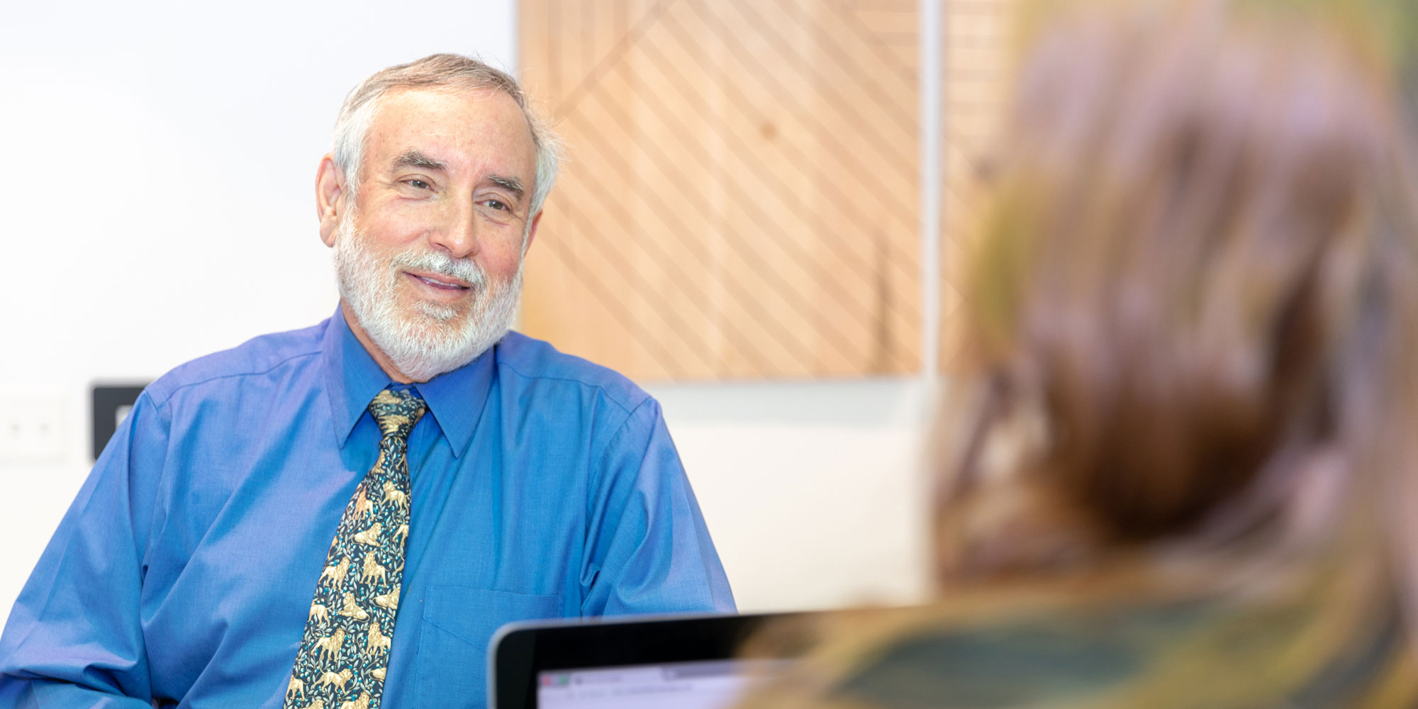 dental patient smiling in a consultation